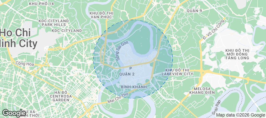 Thảo Điền Airbnb map